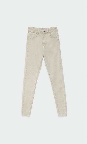 Spodnie Stradivarius beżowy R40 zdjęcie 1