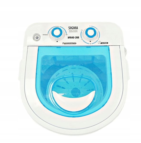 Mini Pralka Wirówka Domowo Turystyczna 4kg + 1,5kg Przenośna Działkę Lekka zdjęcie 12