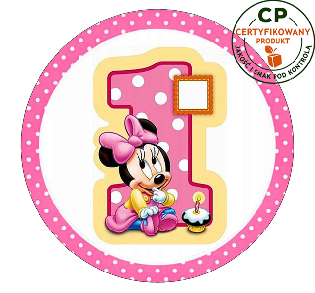 Opłatek na tort - na Roczek zdjęcie 1