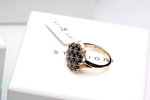 Emaga Złoty pierścionek PZD1600 - Diament na Arena.pl