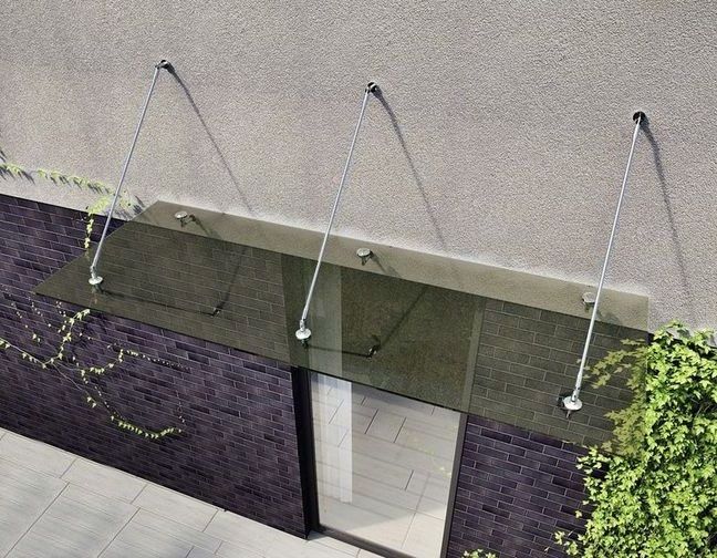 daszek szklany QUBA 220x150 brąz/grafit zdjęcie 6