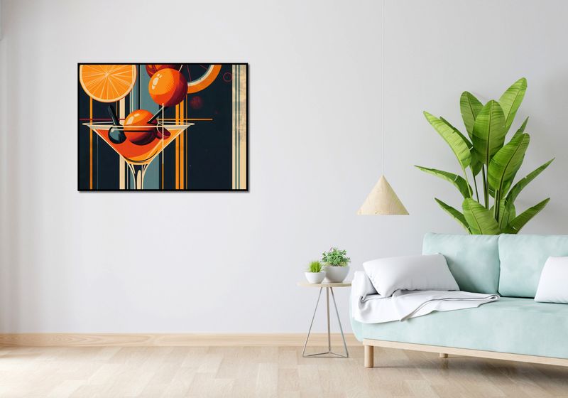 Plakat 100x75cm Koktajl w Stylu zdjęcie 4