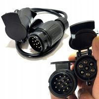 Adapter PRZEJŚCIÓWKA PRZYCZEPY 13 na 7 pin 13/7 KABEL redukcja HAKA wtyk