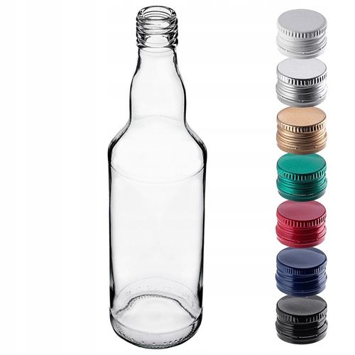 10 SZT BUTELKI MONOPOLOWE 500ML 0,5L Z ZAKRĘTKĄ NA BIMBER WÓDKĘ NALEWKI SOK na Arena.pl