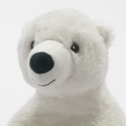 Pluszak przytulanka miś polarny niedźwiedź 29 cm IKEA SNUTTIG biały na Arena.pl