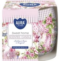 Świeca zapachowa BISPOL Aura sn71s-11 (Sweet Home) ok. 20h