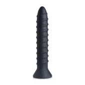 xr brands master series power screw spiralny wibrator silikonowy czarny