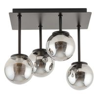 Plafon do salonu molekuły Tulia 33504 Sigma lustrzane kule przydymiona