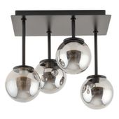 Plafon do salonu molekuły Tulia 33504 Sigma lustrzane kule przydymiona