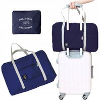 TORBA JAK WALIZKA PODRÓŻNA NA BAGAŻ DO SAMOLOTU WODOODPORNA GRANATOWA 24 L