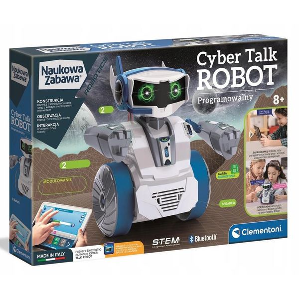 clementoni mówiący cyber talk robot programowalny 50122 zdjęcie 1