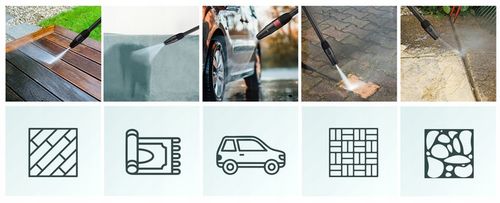 SAMOSSĄCA MYJKA CIŚNIENIOWA MOCNA POMPA 2000W TURBO DYSZA L6 ZWIJACZ na Arena.pl