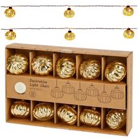 Girlanda dekoracyjna jesienna 10xLED 320cm dynie