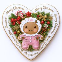 CIASTKO LUKROWANE MAMIK FAMILY OLA SERCE ROZ.L RĘCZNIE ROBIONE