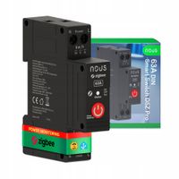 NOUS D5Z Pro ZigBee Wyłącznik DIN 63A Fotowoltaika Pomiar Energii Smart