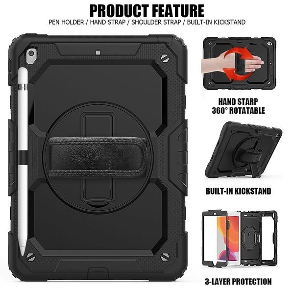 Etui Tech-protect Solid360 do iPad 7 / 8 10.2 2019 / 2020 Black zdjęcie 5