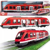 WIELKI POCIĄG MIEJSKI SZYBKI TRAMWAJ KOLEJKA OTWIERANE DRZWI POJAZD 45 CM