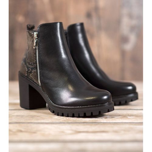 Botki Na Platformie Snake Print r.36 na Arena.pl