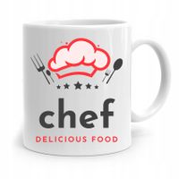 Kubek Prezent Dla Kucharza Kucharki Chef Delicious Z Nadrukiem Ze Zdjęciem