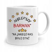 Kubek Prezent Dla Barmana Najlepszy Barman! Z Nadrukiem Ze Zdjęciem