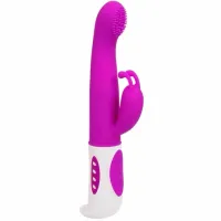 pretty love hugh inteligentny krolik liliowy silikonowy 22,5 cm