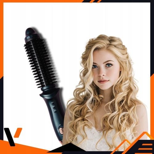 LOKÓWKA CERAMICZNA DO STYLIZACJI WŁOSÓW SZCZOTKA DO WŁOSÓW LOKI 2w1 na Arena.pl