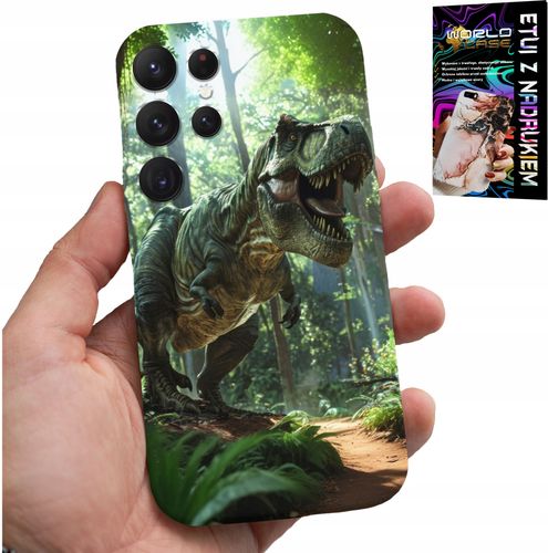 ETUI DO SAMSUNG GALAXY S24 ULTRA - DINO DINOZAUR TYRANOZAUR CASE + SZKŁO na Arena.pl