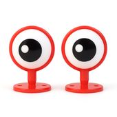 Oczy czerwone do kasku 2 szt