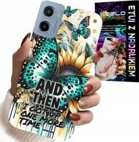 ETUI DO MOTOROLA E15 / G05 - AND THEN I GOT UP, KOBIECE WZORY + FOLIA