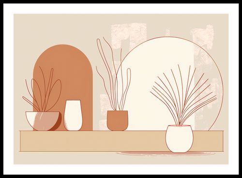 Plakat 66,5x46,5cm Widok Roślin na Arena.pl