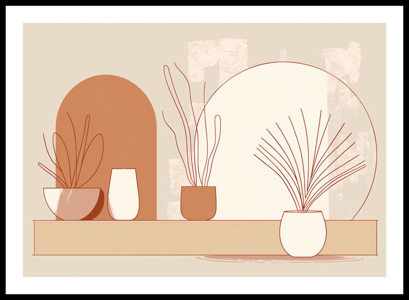 Plakat 66,5x46,5cm Widok Roślin zdjęcie 3