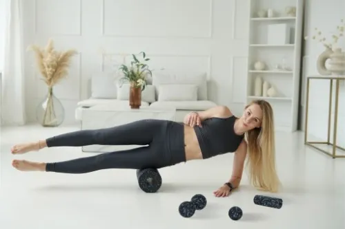 ZESTAW ROLLERÓW DO MASAŻU WAŁEK DUŻY MAŁY PIŁKA POJEDYNCZA DUOBALL EPP 4W1 na Arena.pl