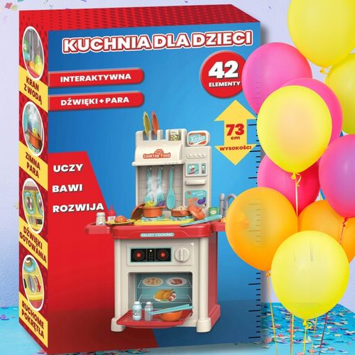KUCHNIA DLA DZIECI ZESTAW KRAN GARNKI + AKCESORIA INTERAKTYWNA WODA PARA na Arena.pl