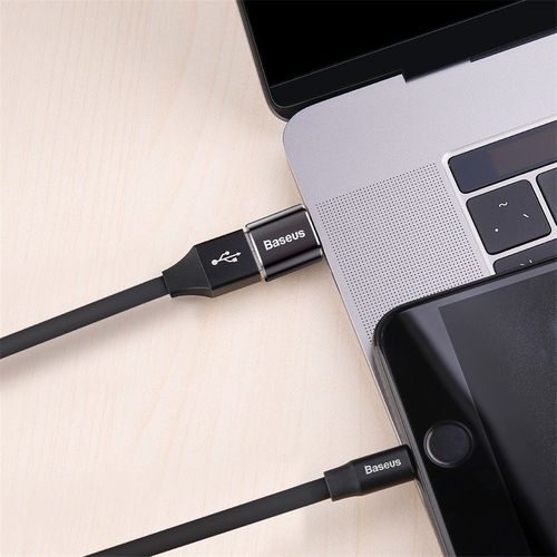 Adapter Baseus Usb Do Usb Type-C 2,4A (Czarny) na Arena.pl