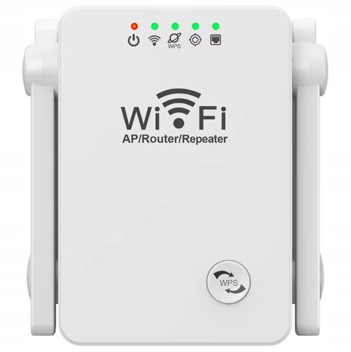 WZMACNIACZ SYGNAŁU WI-FI REPEATER ACCESS POINT AP RJ45 300Mb/s 2,4GHz AK341 na Arena.pl