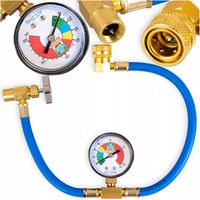 Przewód z Manometrem Do Napełniania Gazu r134a M12*1.25