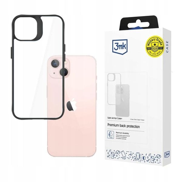 Satynowe etui na Apple iPhone 14 Plus - 3mk Satin Armor Case+ zdjęcie 1