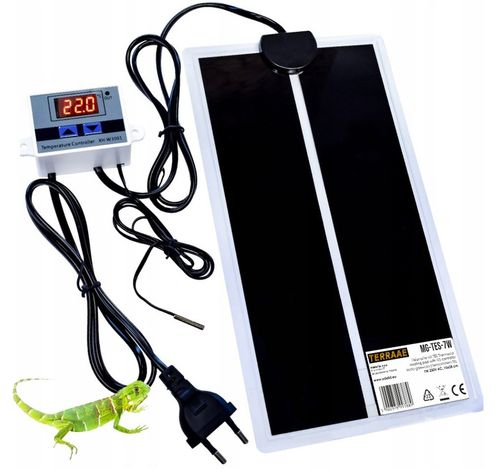 MATA GRZEWCZA GRZEJNA Z TERMOSTATEM DO TERRARIUM ROŚLIN SADZONEK na Arena.pl