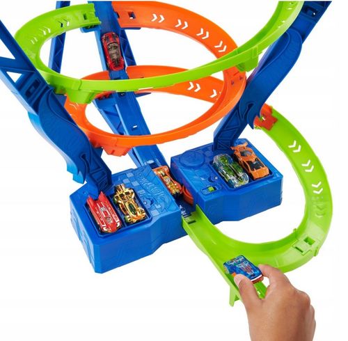 Tor samochodowy Hot Wheels Sky Crash Tower Track Set na Arena.pl