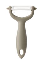 Obierak skrobak ceramiczny poprzeczny do warzyw owoców 14 cm DENIS beżowy