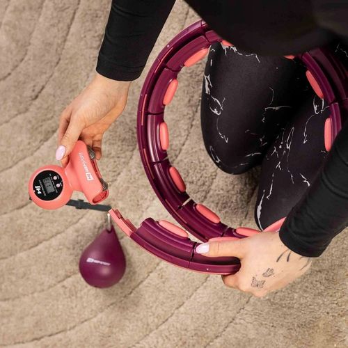 Hula hop z licznikiem obciążeniem odchudzające z wypustkami smart na Arena.pl