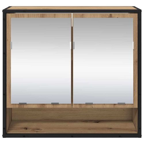 Szafka z lustrem do łazienki dąb artisan 65 x 20 x 60 cm na Arena.pl