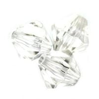 KRYSZTAŁKI PLASTIK DIAMENT PRZEZROCZYSTE 5MM 100SZT