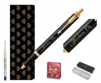 Długopis Parker IM czarne GT z grawerem - Prezent na Walentynki