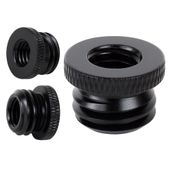 Adapter tuleja redukcja 3/8" na 5/8" statywowa czarna statyw lampy 12 mm