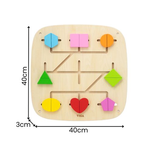 VIGA Panel Aktywności Ścienny 16 Ruchomych Elementów na Arena.pl