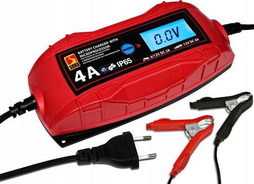 ŁADOWARKA PROSTOWNIK DO AKUMULATORA ŻELOWY 6V 12V AKUMULATORÓW LCD TUV GS na Arena.pl