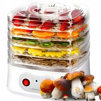 DUŻA SUSZARKA DO GRZYBÓW OWOCÓW WARZYW ZIÓŁ MOCNA 250W ESPERANZA EKD004