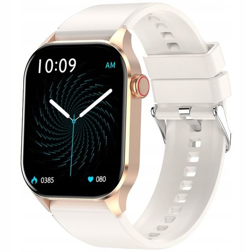 SMARTWATCH DAMSKI ZEGAREK POMIAR GLUKOZY CIŚNIENIE MENU PL ROZMOWY 2 PASKI na Arena.pl
