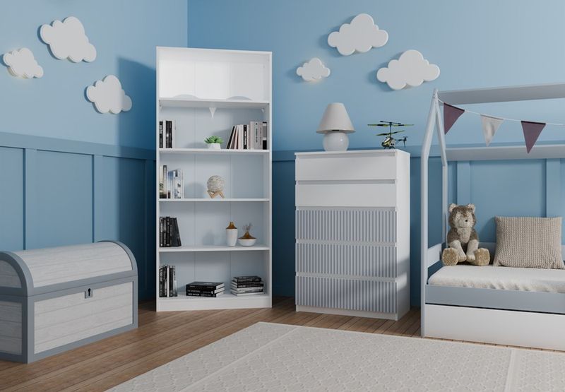 Komoda Malwa M5 ARTEO BLUE Niebieski zdjęcie 2